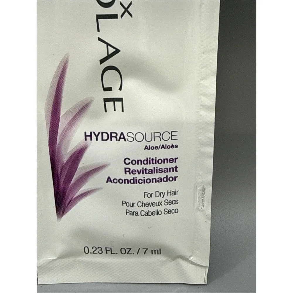 Biolage Hydra Source Shampoo + Cream Conditioner Travel TSA Sample Size Lot-8